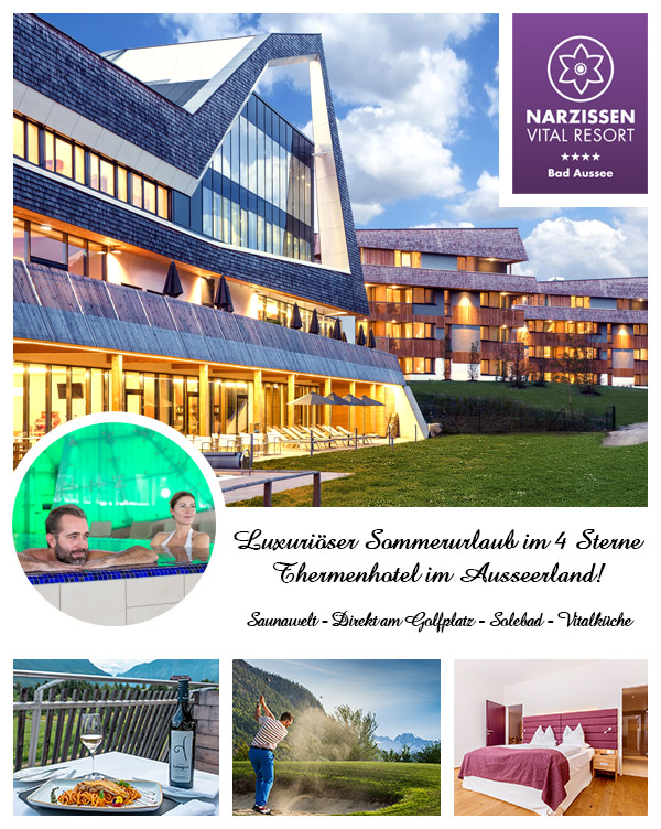 Narzissen Vital Resort - Golfurlaub Thermenhotel Bad Aussee Salzkammergut